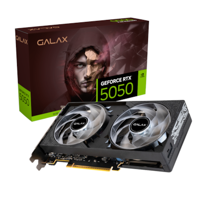 Placa De Vídeo Galax Rtx 5050 1 Click Oc V2 8Gb Gddr6 128 Bits Ray Tracing Dlss 4 55Nsl8Mhdxre