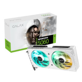Placa De Vídeo Galax Rtx 5060 Ex White 1-click Oc 8gb Gddr7 128 Bit Dlss4 Ray Tracing 56nsn8mddbbs