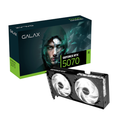 Placa De Vídeo Galax Rtx 5070 1-click Oc 2x 12gb Gddr7 192 Bit Hdmi Ray Tracing Dlss 4 57non7mdbroc