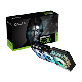 Placa De Vídeo Galax Rtx 5080 1-click Oc 16gb Gddr7 256 Bit Dlss 4 Ray Tracing 58nzn6mdbboc