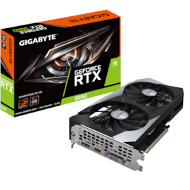 Placa De Video Gigabyte Rtx 3050 8gb Gddr6 Dlss Ray Tracing Gv-n3050wf2oc-8gd