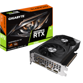 Placa De Video Gigabyte Rtx 3060 Windforce Oc 12gb Gddr6 192Bits 2x Hdmi 2x Displayport Dlss Ray Tra