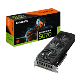 Placa De Vídeo Gigabyte Rtx 5070 Windforce Sff 12gb Gddr7 192 Bit Ray Tracing Dlss 4 Gv-n5070wf3-12gd