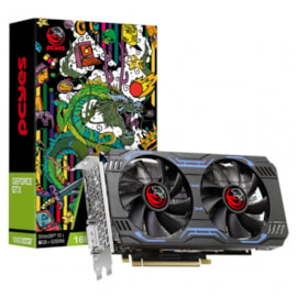 Placa De Video Gtx 1660 Super Graffiti Series 6gb Gddr6 192 Bits Dual Fan Pa1660s6gr6df