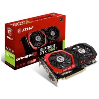 PLACA DE VÍDEO MSI GTX1050 TI GAMING X 4G GDRR5 912-V335-001