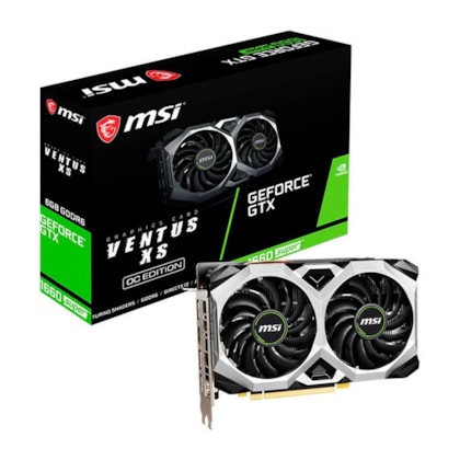 PLACA DE VÍDEO MSI GTX1660 SUPER VENTUS XS 6GB 912-V375-279