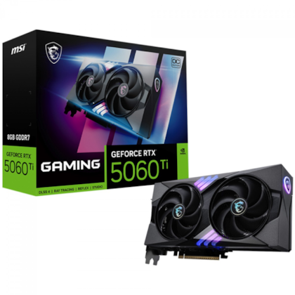 Placa De Vídeo Msi Rtx 5060 Ti Gaming Oc 8gb Gddr7 128 Bit Ray Tracing Dlss 4 G506t-8gc