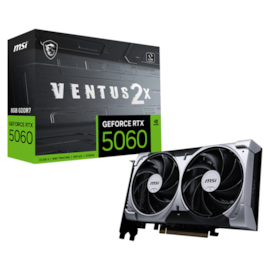 Placa De Vídeo Msi Rtx 5060 Ventus 2x Oc 8gb Gddr7 128 Bit Ray Tracing Dlss 4 G5060-8v2c