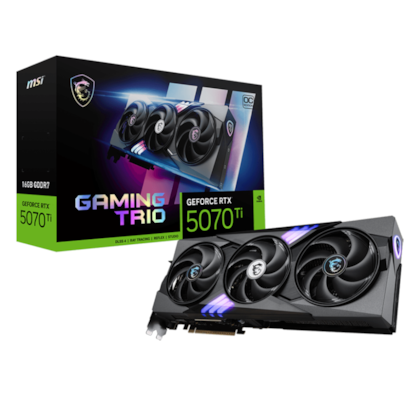 Placa De Vídeo Msi Rtx 5070 Ti Gaming Trio Oc 16Gb Gddr7 256 Bit 912-V531-272