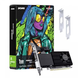 Placa De Video Pcyes G 210 1gb Ddr3 64 Bits Low Profile Dvi Hdmi Vga Ppe210dr3sfbr