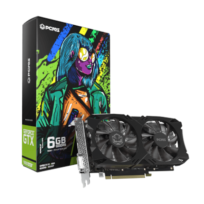 Placa De Vídeo Pcyes Gtx 1660 Super 6Gb Gddr6 192 Bits Dual Fan Pvx1660S62F