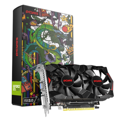 Placa De Vídeo Pcyes Gtx 750 Ti Graffiti Series 4gb Gddr5 128 Bit Dual Fan Pa750tir5dffs
