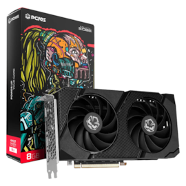 Placa De Vídeo Pcyes Radeon Rx 7600 Projeto Edge 8Gb Gddr6 128 Bits Fsr Pvr760008Gbpedfv02