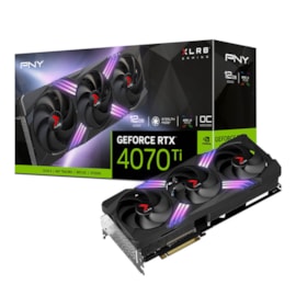 Placa De Video Pny Rtx 4070 ti 12gb Gddr6x 192b Oc Xlr8 3fan Vcg4070t12tfxxpb1-o