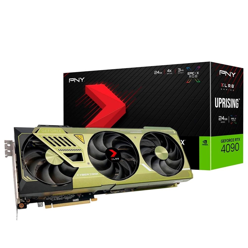 Placa De Video Pny Rtx 4090 Uprising Epic-x Gaming 24gb Xlr8 Rgb