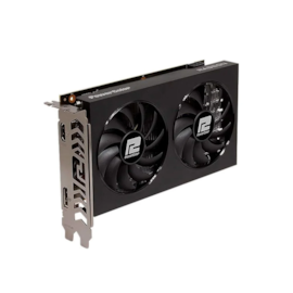 Placa De Vídeo Powercolor Radeon Rx 6500 Xt Fighter 4Gb Gddr6 64 Bit Dual Fan Fsr Axrx 6500Xt 4Gbd6-Dhv3