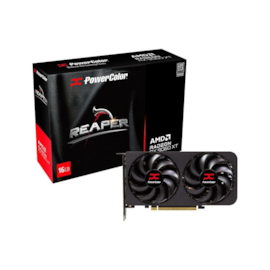 Placa De Vídeo Powercolor Radeon Rx 9060 Xt Reaper 16Gb Gddr6 128 Bits Dual Fan Fsr