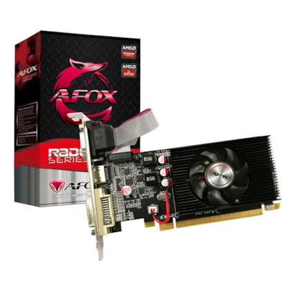 PLACA DE VÍDEO R5 230 AMD 1GB DDR3 64 BITS AFR5230-1024D3L4