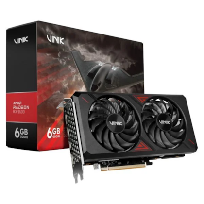 Placa De Vídeo Vinik Radeon Rx 5600 6Gb Gddr6 192 Bits Dual Fan Fsr Gpuvk56006Gb2F