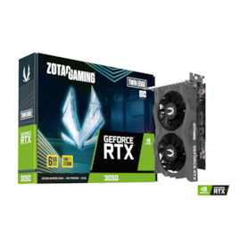 Placa De Vídeo Zotac Rtx 3050 Twin Edge Oc 6Gb Gddr6 96 Bit Ray Tracing Zt-A30510H-10A