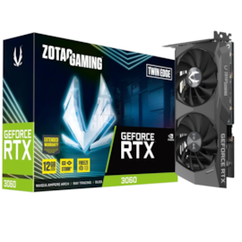 Placa De Vídeo Zotac Rtx 3060 Twin Edge 12gb Gddr6 192 Bit Ray Tracing Zt-a30600e-10m