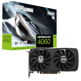 Placa De Video Zotac Rtx 4060 Twin Edge Oc 8gb Gddr6 128 Bit Dlss Ray Tracing Zt-d40600h-10m