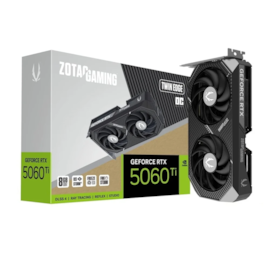 Placa De Vídeo Zotac Rtx 5060 Ti Twin Edge Oc 8Gb Gddr7 128 Bit Tracing Dlss 4 Zt-B50610H-10M