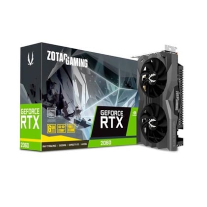 PLACA DE VÍDEO ZOTAC RTX2060 6GB GDDR6 192BIT ZT-T20600H-10M