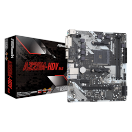 PLACA MÃE ASROCK A320M-HDV AM4 USB3.0 SOM DDR4