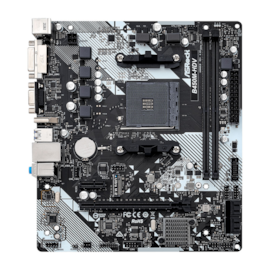 Placa Mãe Asrock B450M-Hdv R4.0 Ddr4 Am4 Matx M.2 Nvme Hdmi Vga Dvi Usb 3.2 90-Mxbn9N0-A0Uayz