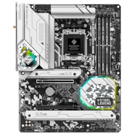 Placa Mãe Asrock B650e Steel Legend Wi-fi Amd Ddr5 M.2 Atx Wifi Bluetooth 90-mxbjy0-a0uayz