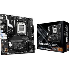 Placa Mãe Asrock B850M-X R2.0 Ddr5 Am5 Matx M.2 Nvme Hdmi Display Port Usb Tipo C 90-Mxbsg0-A0Uayz