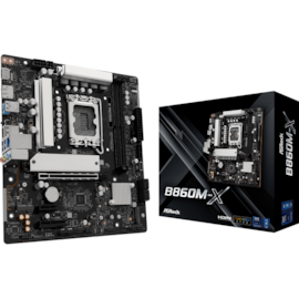Placa Mãe Asrock B860M-X Ddr5 Lga 1851 Matx M.2 Nvme Hdmi Display Port Usb Tipo C 90-Mxbrx0-A0Uayaz