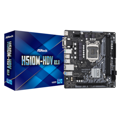 Placa Mãe Asrock H510m-hdv Socket Lga1200 90-mxbgs0-a0uayz