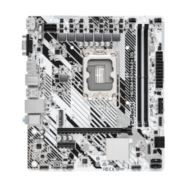 Placa Mãe Asrock H610m-hdv/m.2 D5 Ddr5 Lga 1700 Matx 90-mxbm50-a0uayz