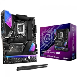 Placa Mãe Asrock Phantom Gaming Z890 Lightning Wifi Ddr5 Lga 1851 Atx M.2 Display Port Hdmi Usb Tipo C 90-mxbpg0-a0uayaz