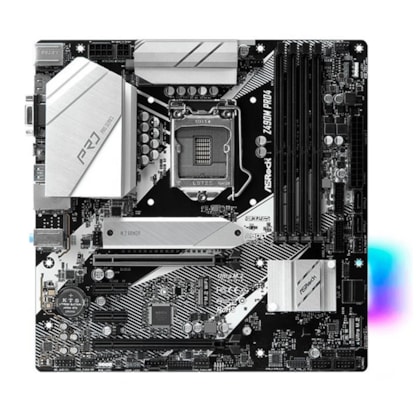 PLACA MÃE ASROCK Z490M PRO4 DDR4 SOCKET LGA1200 INTEL Z490 10 GERAÇÃO