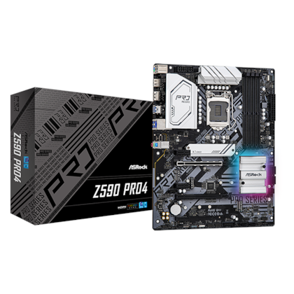 PLACA MÃE ASROCK Z590 PRO4 LGA1200 M.2 DDR4 HDMI DISPLAYPORT 90-MXBEJ0-A0UAYZ