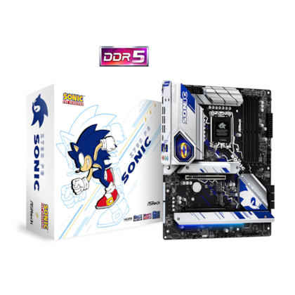Placa Mãe Asrock Z790 Pg Sonic Ddr5 Lga 1700 Atx M.2 Display Port Hdmi 90-mxbkf0-a0uayz