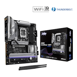Placa Mãe Asrock Z890 Livemixer Wifi Ddr5 Lga 1851 Thunderbolt M.2 Wifi7 Bluetooth Hdmi Type-c Usb 3.2 90-mxbpe0-a0uayaz