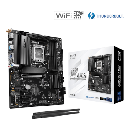 Placa Mãe Asrock Z890 Pro-a Wifi Ddr5 Atx Lga 1851 Atx Thunderbolt M.2 Nvme Hdmi Display Port 90-mxbp60-a0uayaz