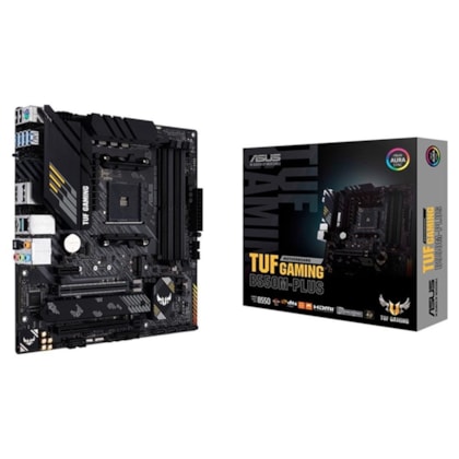 Placa Mãe Asus B550m-plus Tuf Gaming Amd M.2 Ddr4 90mb14a0-c1bay0