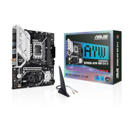 Placa Mãe Asus B760M-Ayw Wifi d4 Ii Ddr4 Matx Lga 1700 M.2 Nvme Hdmi Usb 3.0 90Mb1MG0-M0Eay0