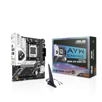 Placa Mãe Asus B850M Ayw Gaming Wifi Ddr5 Am5 Matx M.2 Hdmi Usb Tipo C 90Mb1Lw0-M0Eay0