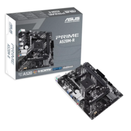 Placa Mãe Asus Prime A520m-r Ddr4 Am4 Matx M.2 Nvme Hdmi 90mb1h60-m0eay0