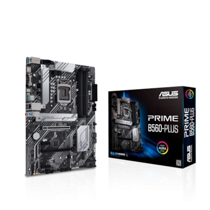 Placa Mãe Asus Prime B560-plus Lga1200 M.2 Pcie 4.0 Ddr4 90mb16n0-m0eay0