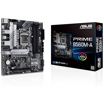 PLACA MÃE ASUS PRIME B560M-A DDR4 M.2 LGA1200 MATX 90MB17A0-M0EAYO