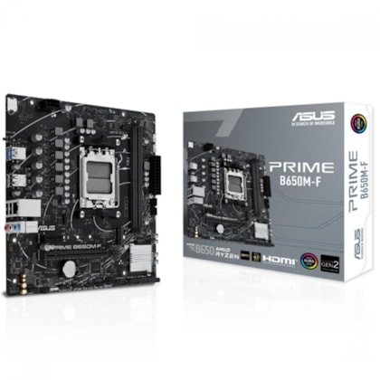 Placa Mãe Asus Prime B650M-F Ddr5 Am5 Matx M.2 Hdmi Usb 3.0 90Mb1Hk0-M0Eay0