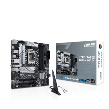 Placa Mãe Asus Prime B660m-a Wifi D4 Lga 1700 M.2 Pcie 4.0 90mb1ae0-m0eay0