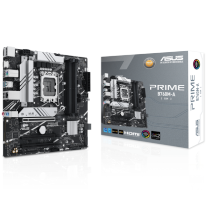 Placa Mãe Asus Prime B760m-a-csm Lga 1700 Ddr5 Matx M.2 Hdmi Vga 90mb1ek0-m1eayc